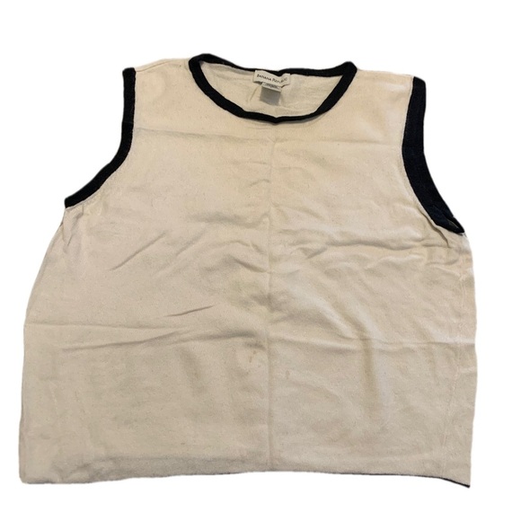 Vintage Banana Republic Ringer Tank Top Sweater L - Picture 1 of 9